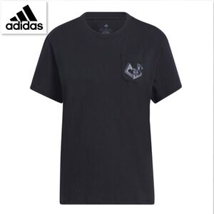 NWT Adidas Women's Graphic T-shirt Arsenal 2022/23 Black XS Gunners Football